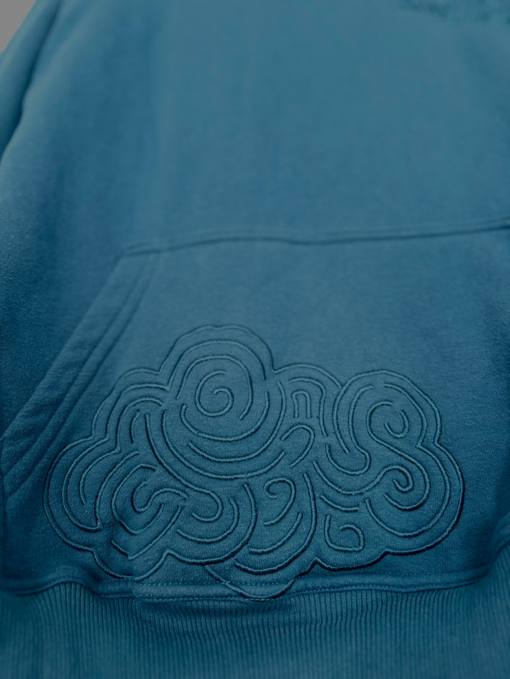 Storms Don't Last Hoodie Dark Cyan