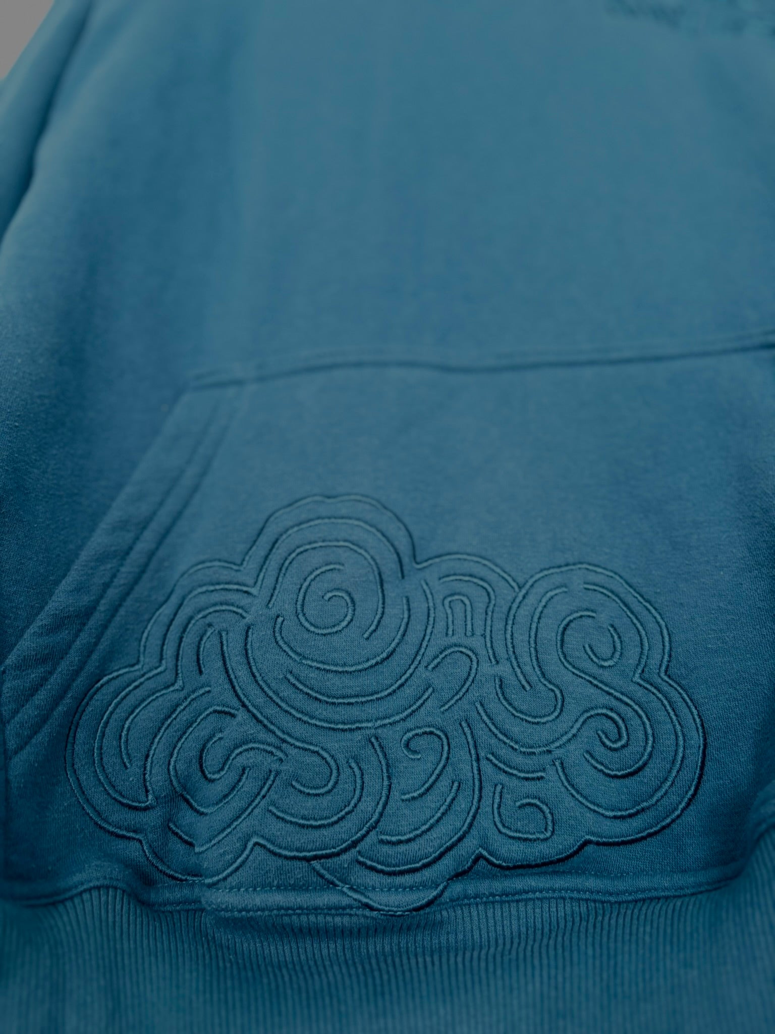 Storms Don't Last Hoodie Dark Cyan